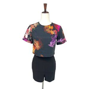 Ted Baker Rosely Cascading Floral Romper | 0